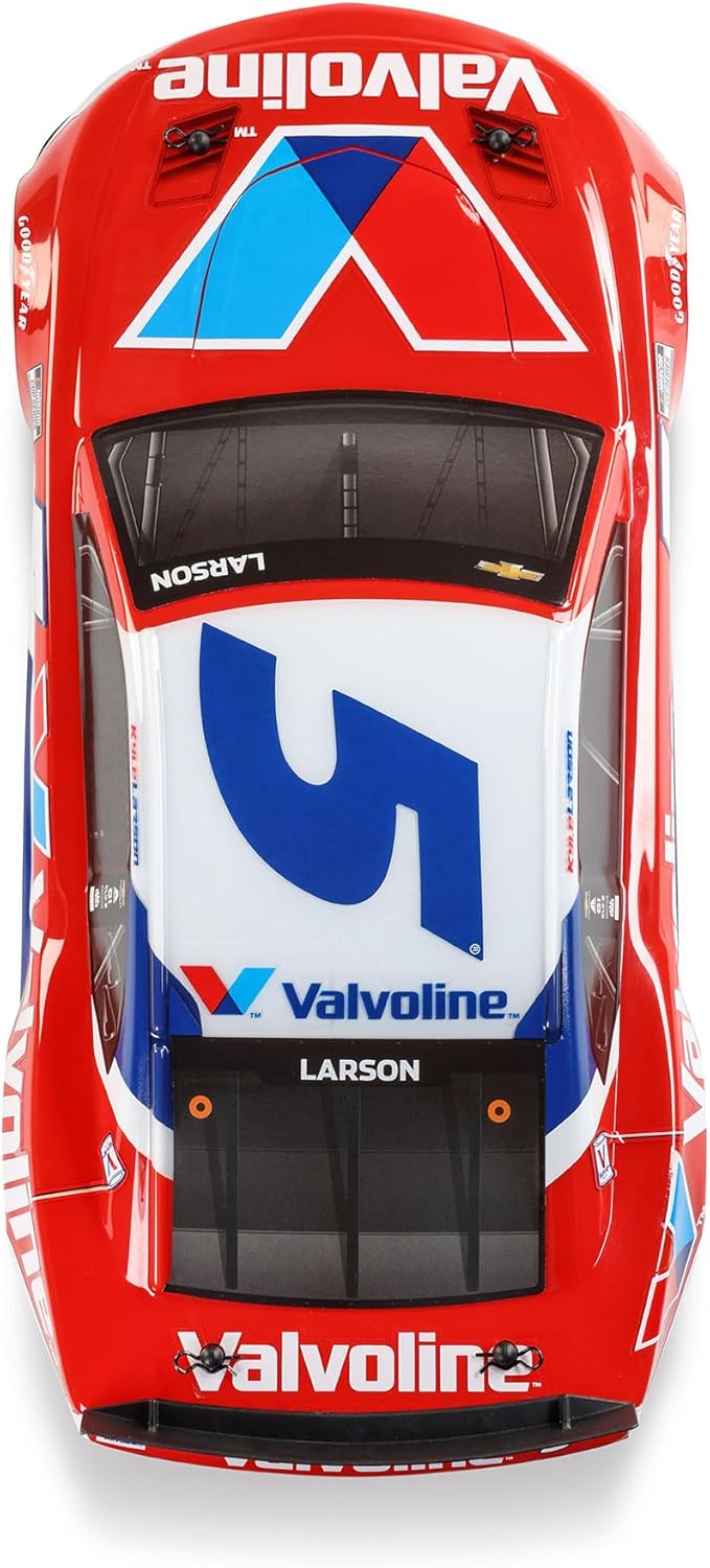 Losi 1/12 NASCAR RC Race Car Kyle Larson No. 5 2025 Valvoline Chevrolet ZL1 2S AWD RTR Brushed On-Road Battery &amp Charger Included Red LOS1122505
