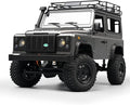 MN-99S RC Car 1:12 Scale RC Rock Crawler 4WD Off-Road RC Truck RTR 2.4G Remote RC Land Rover Vehicle Models for Adults Hobby Gifts (Gray)