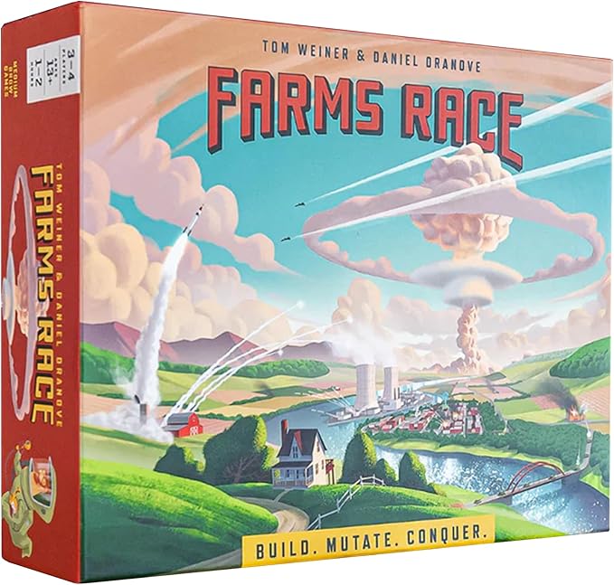Standard Edition – Strategy Board Game for Adults and Family 2–4 Players 1-2 Hours Resource Management Area Control and Asymmetric Powers w/Nuclear Farm Animals Great for Game Night