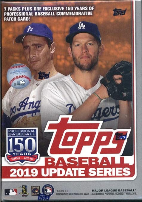 2019 Topps Update Baseball Blaster Box (7 Packs/14 Cards: 1 Hit 5 Inserts)