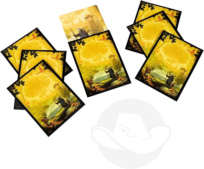 Everdell Card Sleeve Set - Custom Trading Card Sleeves for Base Game &amp Expansions | Includes Standard &amp Mini Sizes | Perfect for MTG Pokemon Cards Yugioh &amp Other Trading Cards