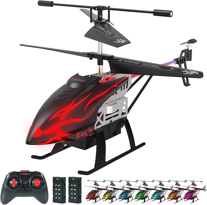 Remote Control Helicopter for Kids with 30-Minute Flight Time LED Light Effects Altitude Hold One-Key Takeoff/Landing for Boys and Girls Ages 6+ Perfect Christmas and Birthday Gifts