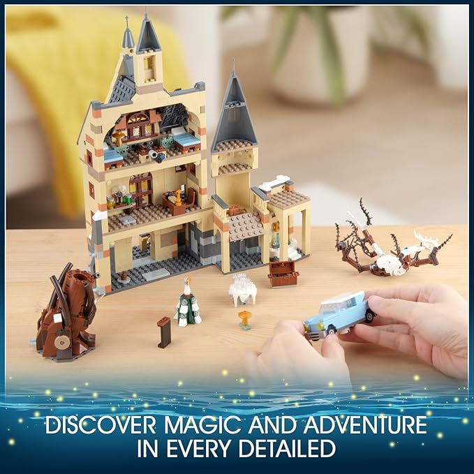 Magic Clock Tower Building Set Creative Castle Mini Building Blocks Kit for Fans Collectible Castle Model Toys Gifts for Adults Teens 14+ (1305PCS)