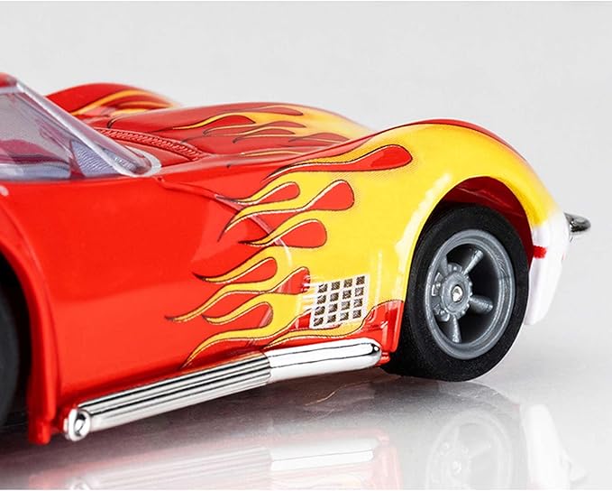 AFX 1970 Corvette Red/Yellow Wildfire HO Scale Slot Car