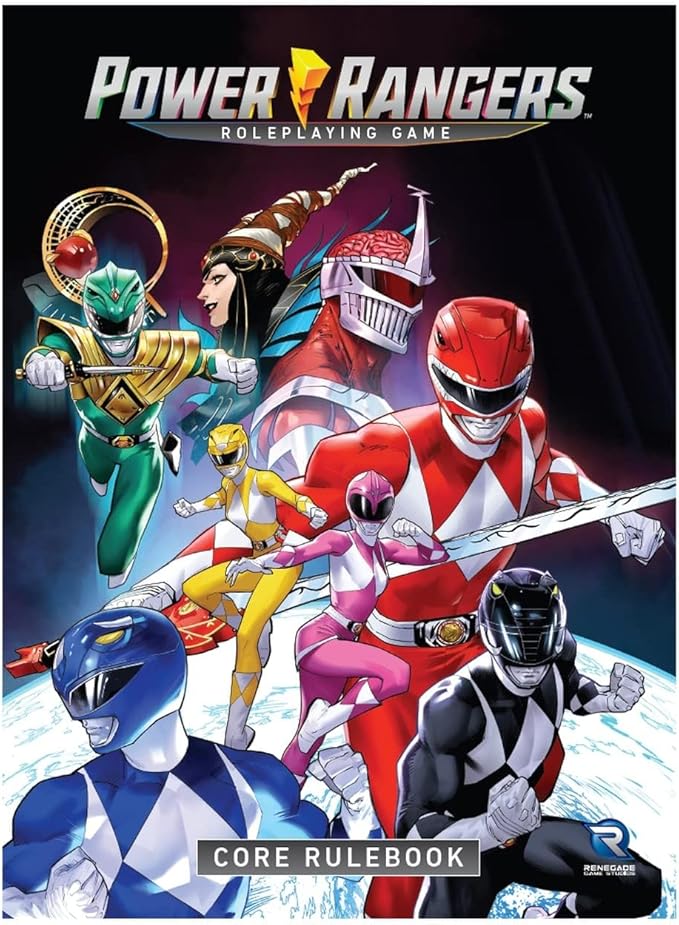 Renegade Game Studios Power Rangers RPG Core Rulebook: Full-Color Hardcover Tabletop Roleplaying Game