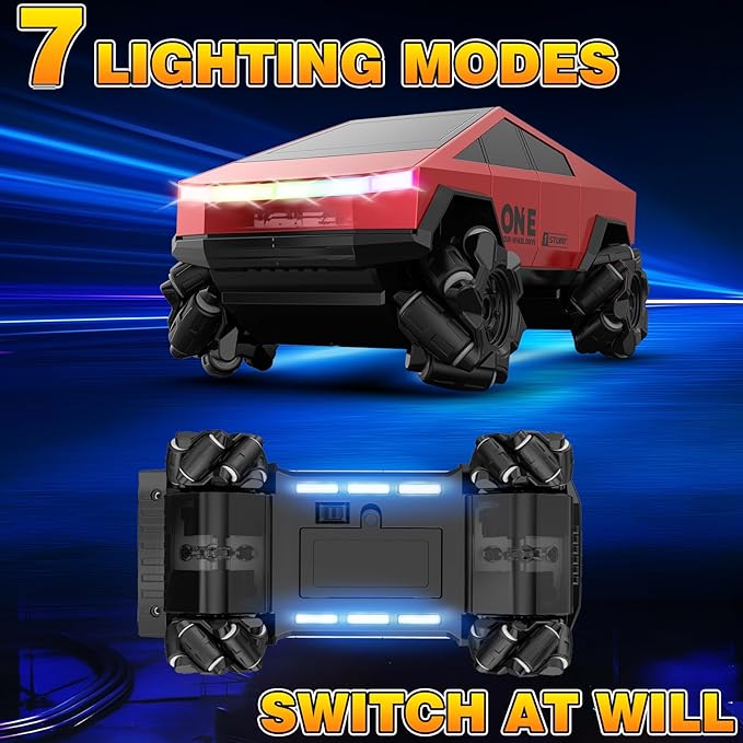 Gesture Sensing RC Stunt Car Toys for 6-12 Years Old Boys Girls 1/28 Scale 4WD RC Drift Car 2.4Ghz RC Cars Seven Light Modes Hand Controlled 360°Rotating Cool Birthday Gifts for Kids