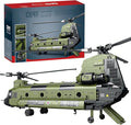 CH-47 Chinook Helicopter Model Toy Building Block Military Transport Airplane Toy Kit for Teenagers and Adults(1451 Pieces)