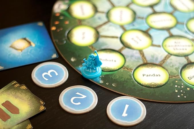 R&ampR Games Mystic Paths Cooperative Board Game for Adults and Kids Card Games for Family Night