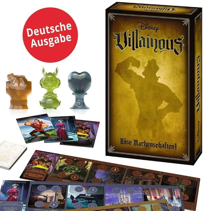 Ravensburger 27077 Disney Villainous Evil Machinations 4 Expansion of Villainous from 10 Years for 2-3 Players