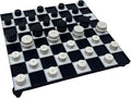 Sturdy Plastic Checkers Set for The Blind &amp Visually Impaired Tactile Pieces Raised Squares Pieces Stay in Place Accessible Game That Uses No Braille-by Blind in Mind The Braille Superstsore