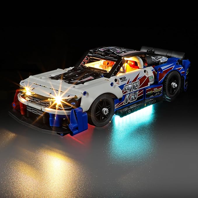 LED Light Kit for Lego 42153 Technic NASCAR Next Gen Chevrolet Camaro ZL1 Set Compatible with Lego 42153 Building Blocks Model(Not Include Blocks Set)