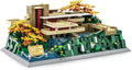 1221Pcs Fallingwater Pennsylvania Building Set World Landmark Architecture Model Collectible Toy for Kids and Adults