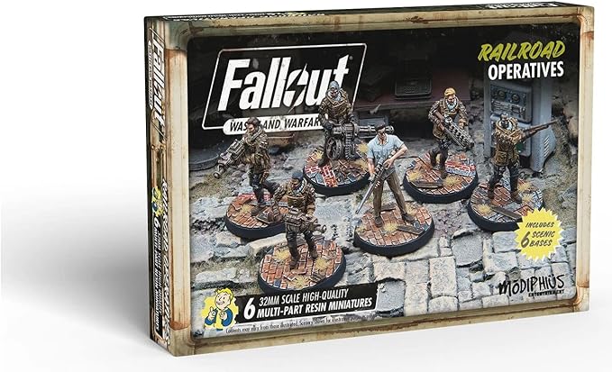 Modiphius Fallout - Wasteland Warfare - Railroad Operatives Multi