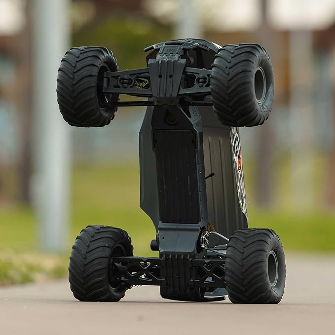 ARRMA RC Truck 1/10 Gorgon 2 Wheel Drive RTR Brushed Monster Truck Battery &amp Charger Included Gun Metal ARA3230ST3
