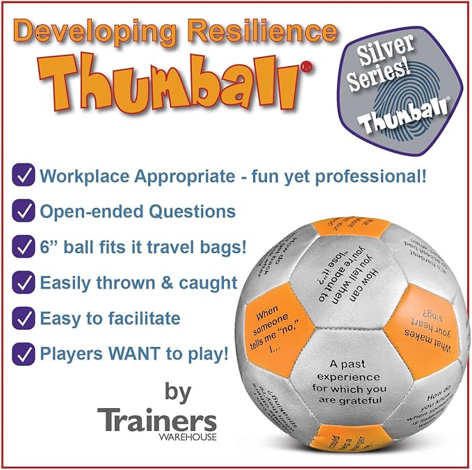 Trainers Warehouse 6 Thumball Collection 32 Prompts for Conversation Team Building Relationship and Training