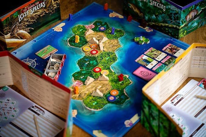 Renegade Game Studios Search for Planet X Sequel Lost Species Deduction Strategy Logic Puzzle Board Game for Adults 1-4 Players 60-75 min