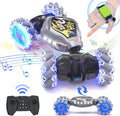 RC Cars 2.4Ghz 4WD New Gravity Gesture Sensing Remote Control Car Toys Stunt Twist Truck Toys for 6-12 yr Boys &amp Girls RC Drift Car with Light Music Best Gift for Kids Age 7 8 9 10 11 yr