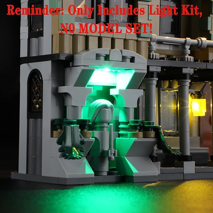 LED Light Set Compatible with Lego 76453 Malfoy Manor Building Blocks Model - Model Set NOT Included