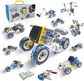10 in 1 STEM Toys for 5 Year Old Boy Building Toys for Kids Ages 4-8 5-7 6-8 STEM Engineering Construction Kit with Electric Motor Educational Science Gift for 5 Year Old Boys