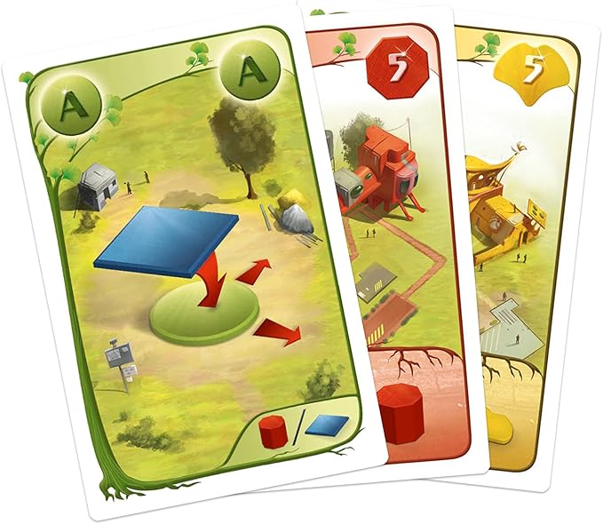 Ginkgopolis Board Game | Competitive Worker Placement Strategy Game for Adults and Kids | Ages 10+ | 1-5 Players | Average Playtime 45 Minutes | Made by Pearl Games