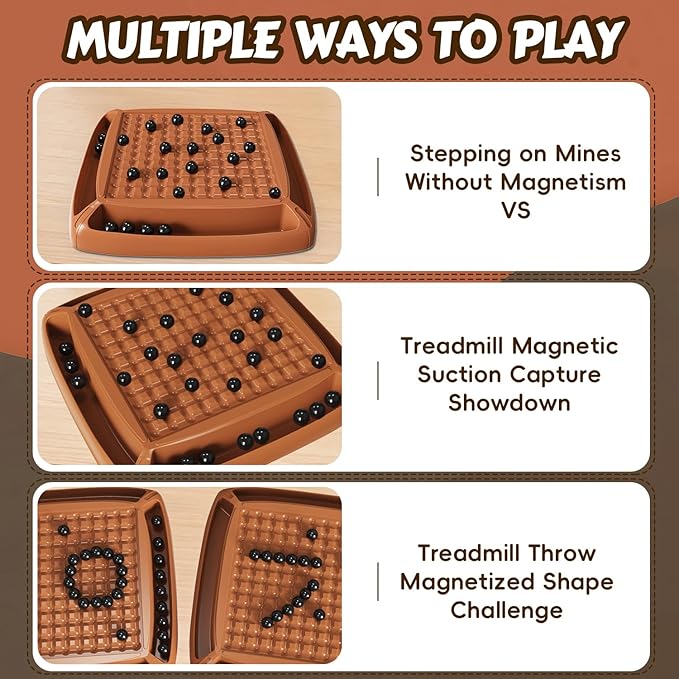 Magnet Game Magnetic Game Board Games for Kids 8-12 and Adults Magnet Chess Set Family Games Ideal for Family and Friend Games Night 2-4 Players