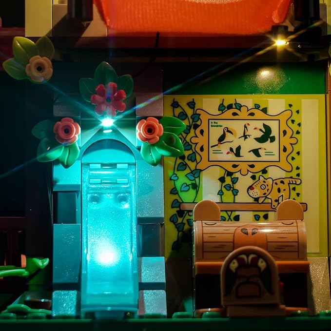 Upgraded Led Light Kit for Lego The Magical Madrigal House Building Set Compatible with Lego 43245 (Model Not Included)