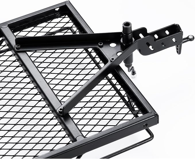 RC Trailer for Hauling Behind Car - Metal Hitch Mount Trailer with 4 Tires Heavy Duty Truck and RC Rock Cars Trailer for 1/18 RC Crawler TRX4M Defender Bronco K10 High Trail F150