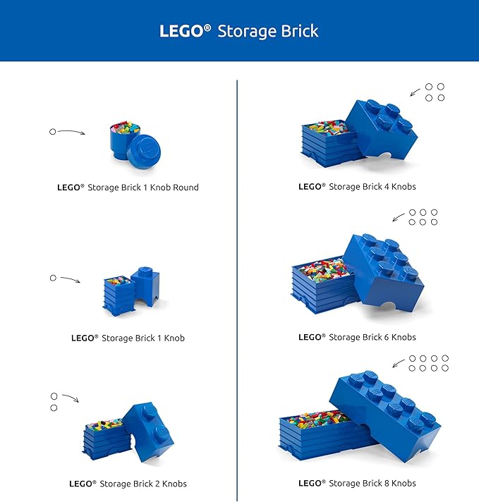 Room Copenhagen 8 LEGO Brick Box Light Purple