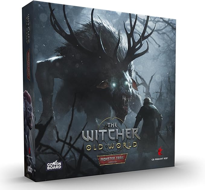 The Witcher Old World Monster Trail Board Game Expansion - New Manticore School Witcher! Fantasy Adventure Strategy Game for Adults Ages 14+ 1-5 Players 90-150 Min Playtime Made by Go On Board