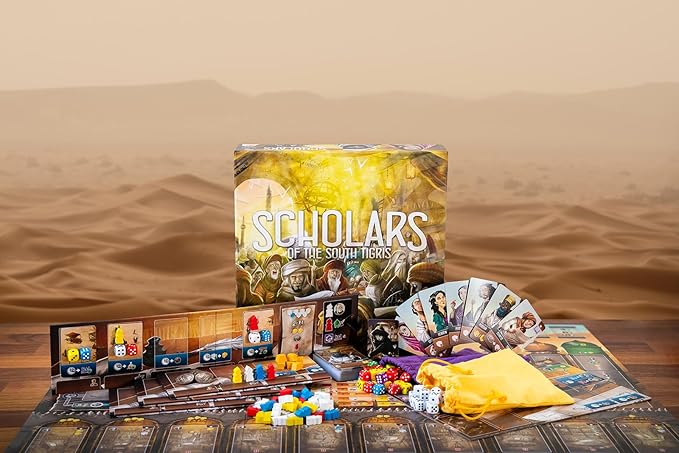 Renegade Game Studios: Scholars of the South Tigris Strategy Board Game Standalone Worker Placement 2-4 Players 60-90 Mins