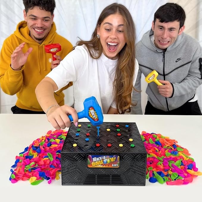 Wack A Balloon Party Edition Pop Game for Kids and Adults Interactive Balloon Popping Party Gift for Game Night Family Fun and Classrooms Ages 4+