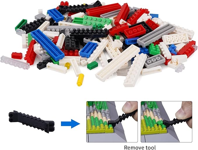Micro Mini Blocks Football Stadium Series Model Mini Building Blocks Architecture Model Building kit (Camp NOU)
