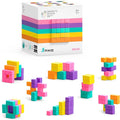 PIXIO NEON - Tiny Magnetic Blocks Building Toy in The Pixel Art Style with Free App - 5/16 Plastic Cubes with 6 Magnets Inside - Open Ended Toy - Creativity Kit for Ages 6+ - 60pcs
