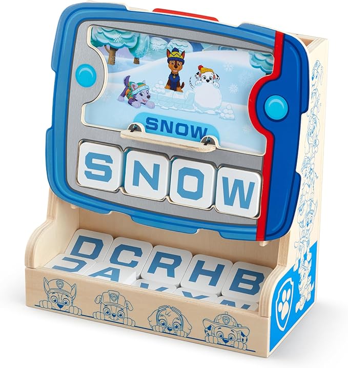 Melissa &amp Doug PAW Patrol Wooden See &amp Spell Pup Pad Game - FSC Certified