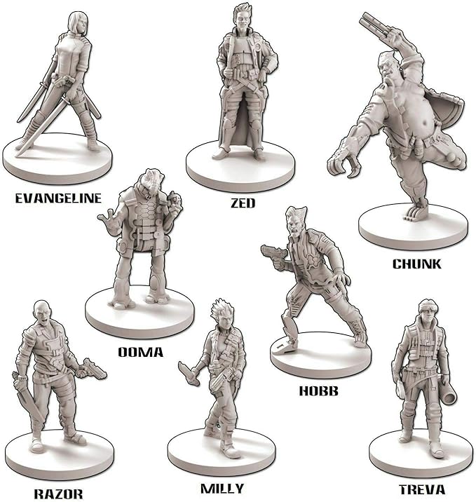 Battle Systems Core Space Shootout at Zed’s Expansion Set - Miniatures - Board Game - Event Cards - Modular 3D Terrain - Wargaming BSGCSE001