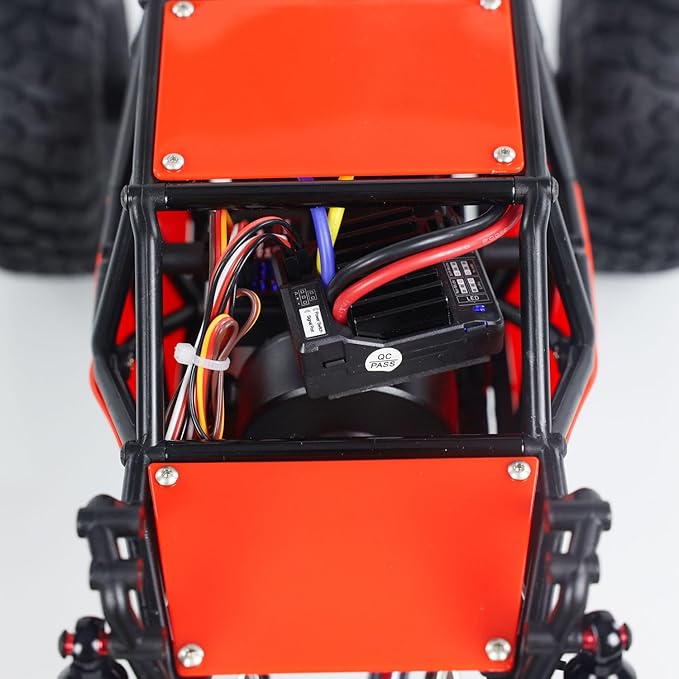 RTR RC 1/10 8504R Off-Road Car 4 * 4 Remote Control Rock Crawler Electric Truck Top Speed 35 km/h 15KG Servo Metal Shock Absorber 2500mAh Lipo Hobby Model for Adult