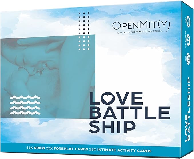OpenMity Love Battleship – Fun &amp Playful Couple Game Date Night Box – Great Valentines Anniversary &amp Wedding Box for Couples