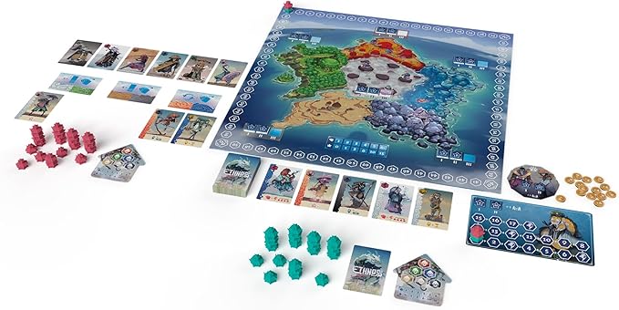 Ethnos Board Game (2nd Edition) - Command Powerful Clans! Area Control Strategy Game for Kids &amp Adults Includes Solo Mode Ages 14+ 1-6 Players 45 Minute Playtime Made by CMON