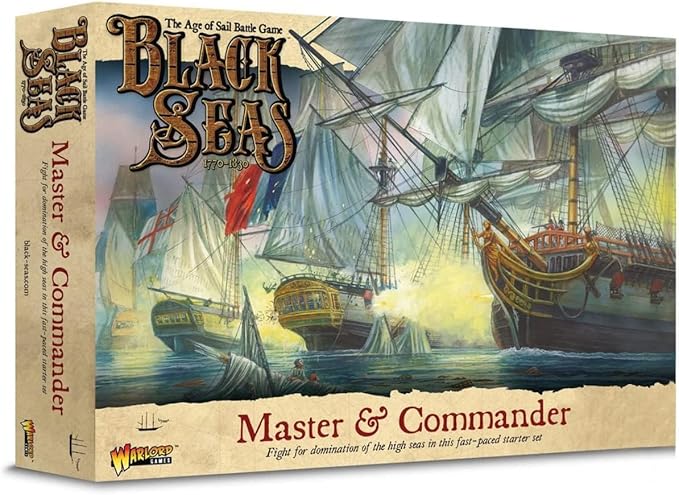 Warlord Games Master &amp Commander Starter Set Black Seas The Age of Sail Game for 2 or More Players Using Miniatures