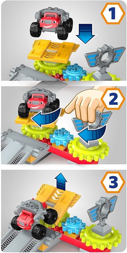 Mega Bloks Blaze Axle City Garage Building Set