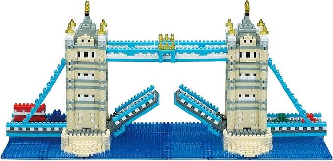 nanoblock - World Famous - Tower Bridge Deluxe Edition Advanced Hobby Series Building Kit