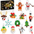 Nubee Christmas Ornaments Building Kit Christmas Tree Wreath Santa Snowman Gingerbread Reindeer Nutcrackers Snowflake 13-in-1. Stocking Stuffers Decor Toys Gifts for Boys Girls Kids.