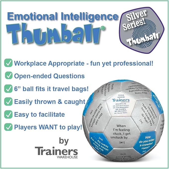 Trainers Warehouse 6 Thumball Collection 32 Prompts for Conversation Team Building Relationship and Training