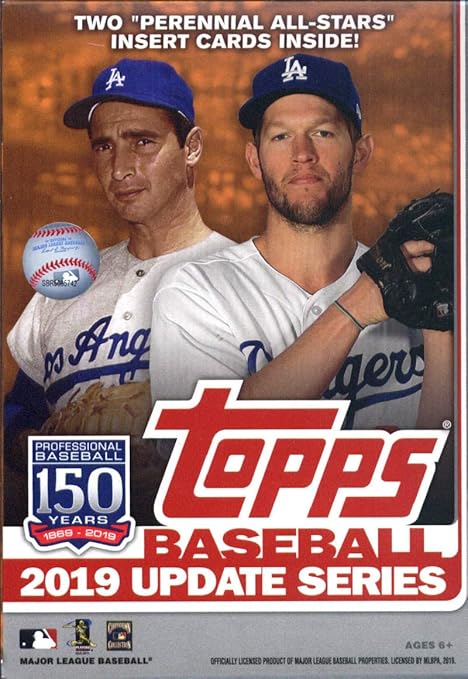 2019 Topps Update Baseball Hanger Box (67 Cards 2 Perennial All-stars)