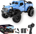 RC Pickup Truck C8813 Dodge Pickup 1:18 Scale All Terrain Remote Control Crawler 2.4 GHz 4WD Off-Road Rock Car with Alloy Frame Shock Absorber 45°Climbing Gifts for Teens Beginners