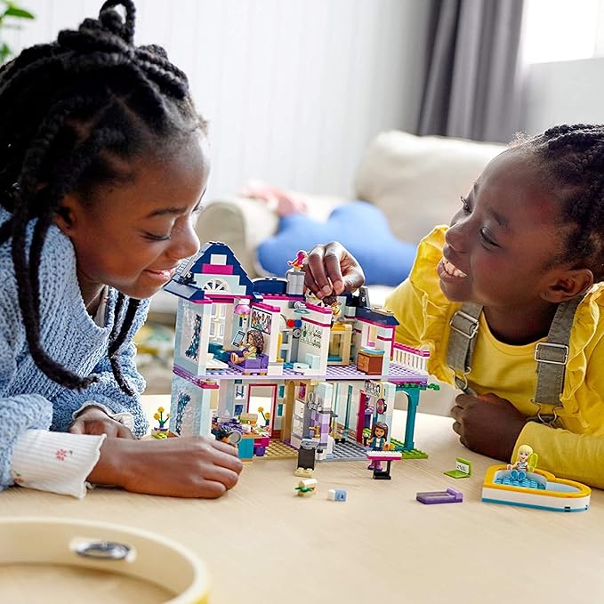 LEGO Friends Andrea's Family House 41449 Building Kit Mini-Doll Playset is Great Gift for Creative 6-Year-Old Kids New 2021 (802 Pieces)