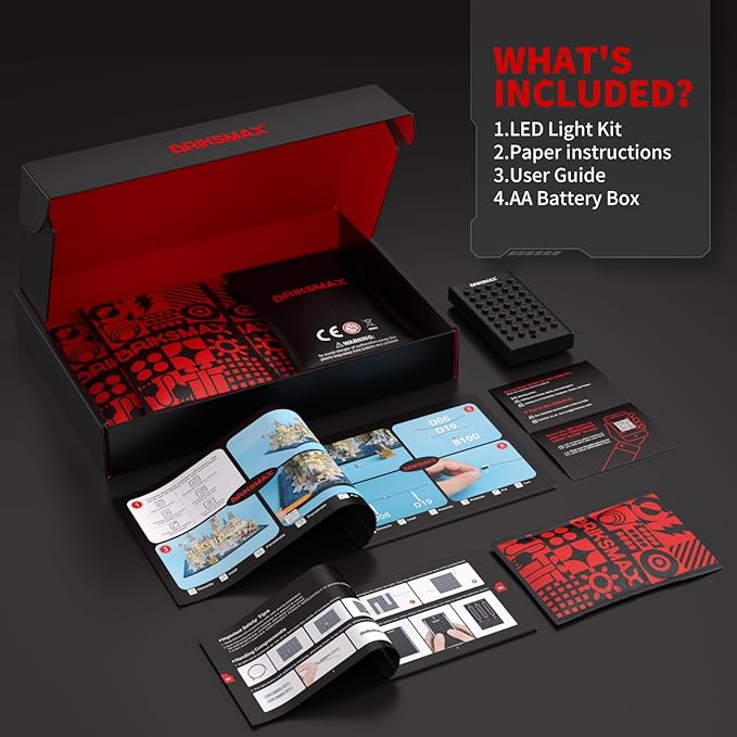 BRIKSMAX 2.0 Light Kit for Hogwarts Castle and Grounds - Innovative LED Lighting Compatible With Lego Harry Potter 76419 (Set Not Included)