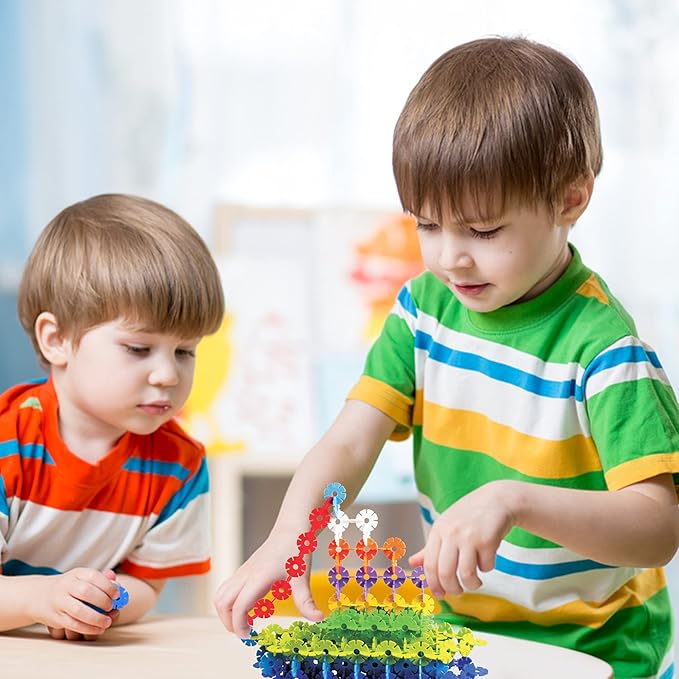 Discos Interlocking Connecting Kids Toys Preschool Learning Montessori Toys Play and Learning Stem Learning Toys Ages 3+