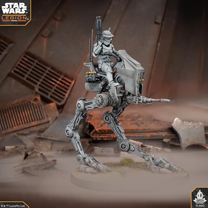 Asmodee Star Wars: Legion Republic AT-RT - Tabletop Miniatures Game Strategy Game for Kids and Adults Ages 14+ 2 Players 3 Hour Playtime