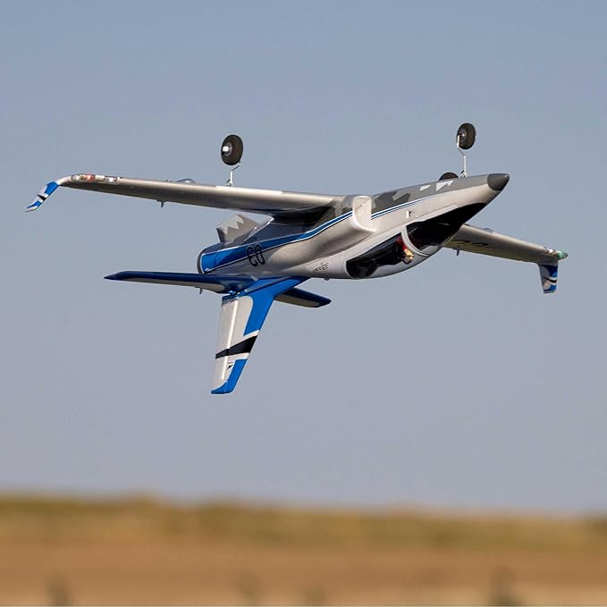 E-flite RC Airplane Viper 30mm EDF Jet BNF Basic (Transmitter Battery and Charger Not Included) with Safe and AS3X EFLU17750